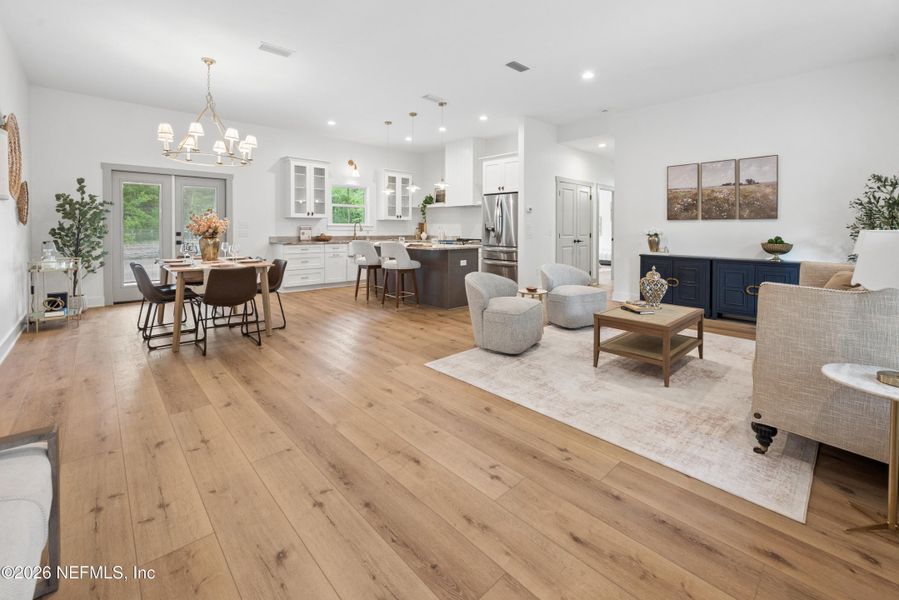 Furnished interior view inside a new home in , Starke (Image 5).