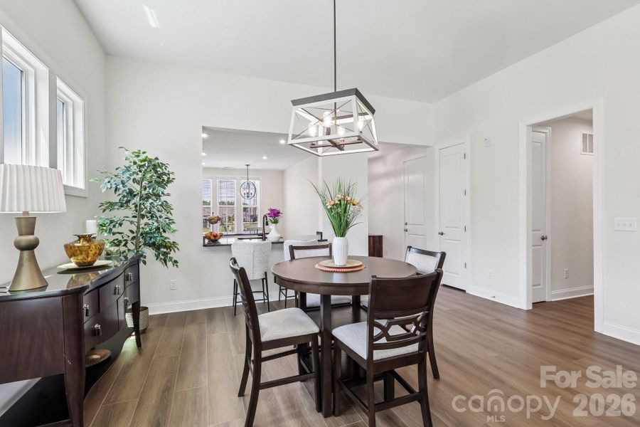 Furnished interior view inside a new home in , Charlotte (Image 7).