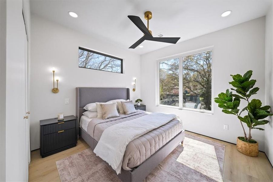 Furnished interior view inside a new home in , Atlanta (Image 6).