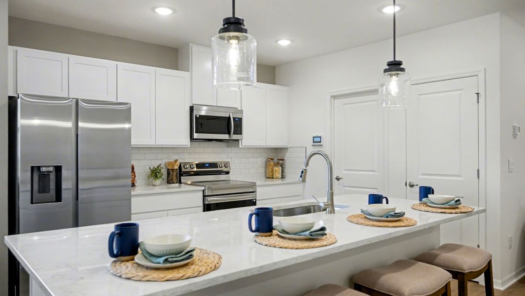 Furnished interior view inside a new home in Marion Oaks, Ocala (Image 5).