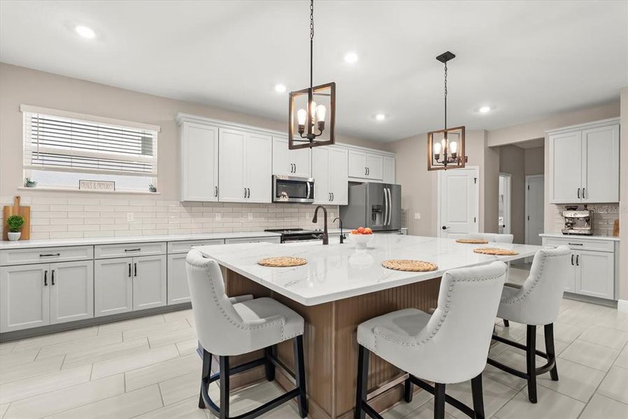 Furnished interior view inside a new home in Hills of Minneola, Minneola (Image 30).