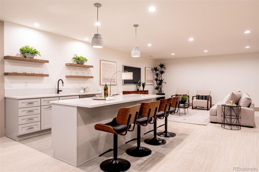 Furnished interior view inside a new home in , Denver (Image 35).