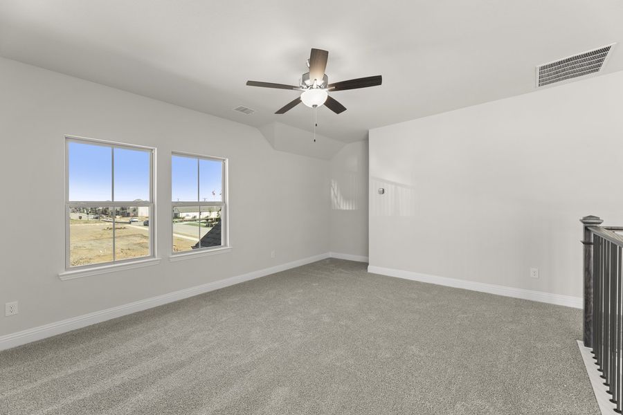 Representative unfurnished interior of a home built from the Kerrville by Windsor Homes in Anna Town Square, Anna (Image 30).