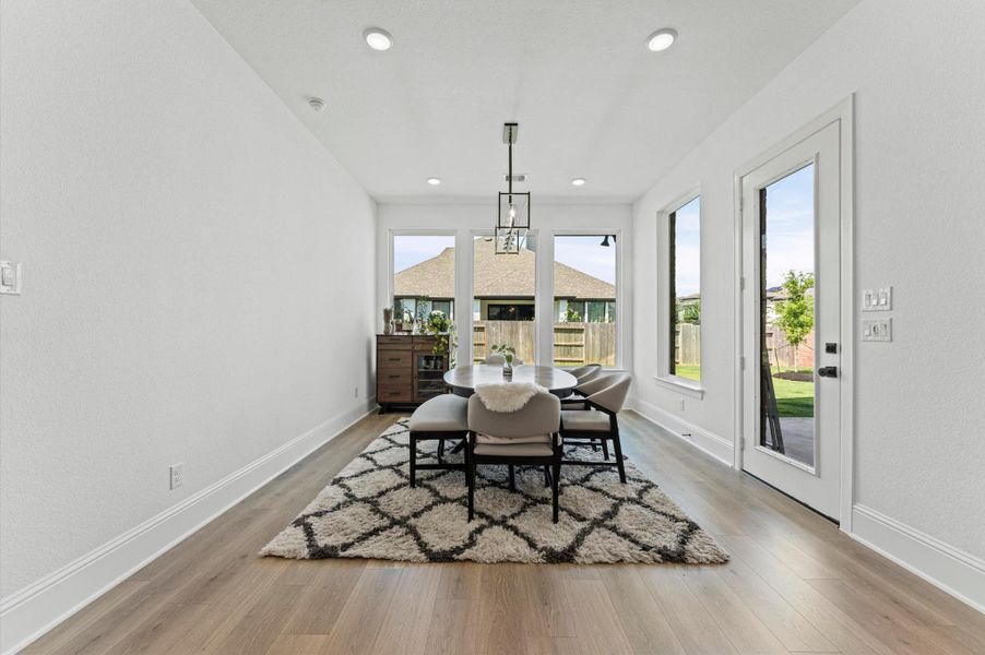 Furnished interior view inside a new home in , Fulshear (Image 38).