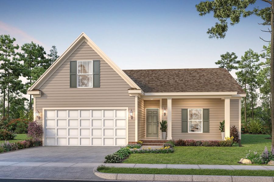 Front exterior of a new home in , Orangeburg, SC, highlighting curb appeal (Image 1).