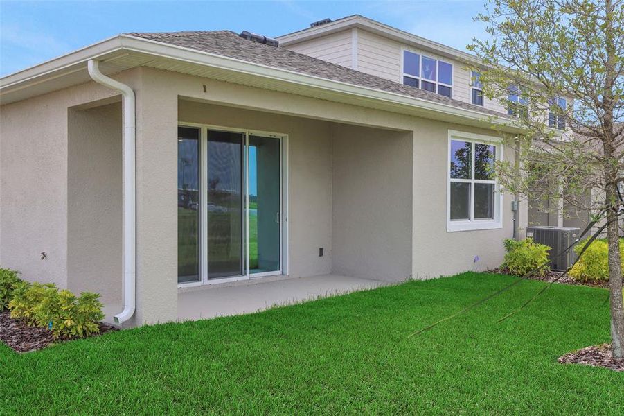 Exterior details and patio area of a home in Seaire, Parrish (Image 19). Exterior details and patio area of a home in Seaire, Parrish (Image 19).