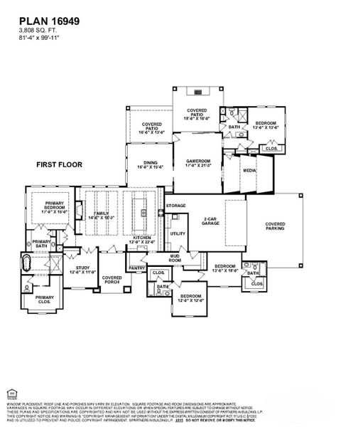 2D floor plan layout of this home in , Fulshear, TX (Image 3).