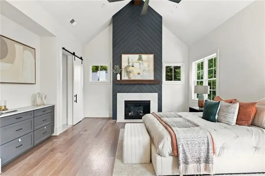 Furnished interior view inside a new home in , Atlanta (Image 38).