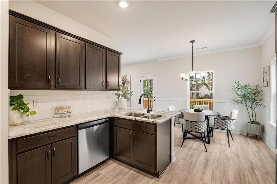 Furnished interior view inside a new home in Canterbury Villas, Carrollton (Image 7).