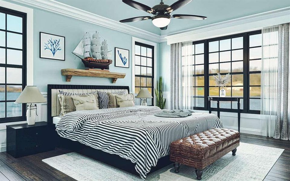 Furnished interior view inside a new home in , Dade City (Image 9).