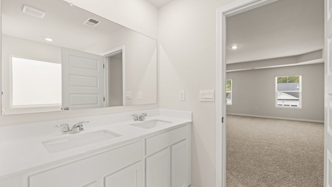 Furnished interior view inside a new home in Preserve at Dove Creek, Statham (Image 10).