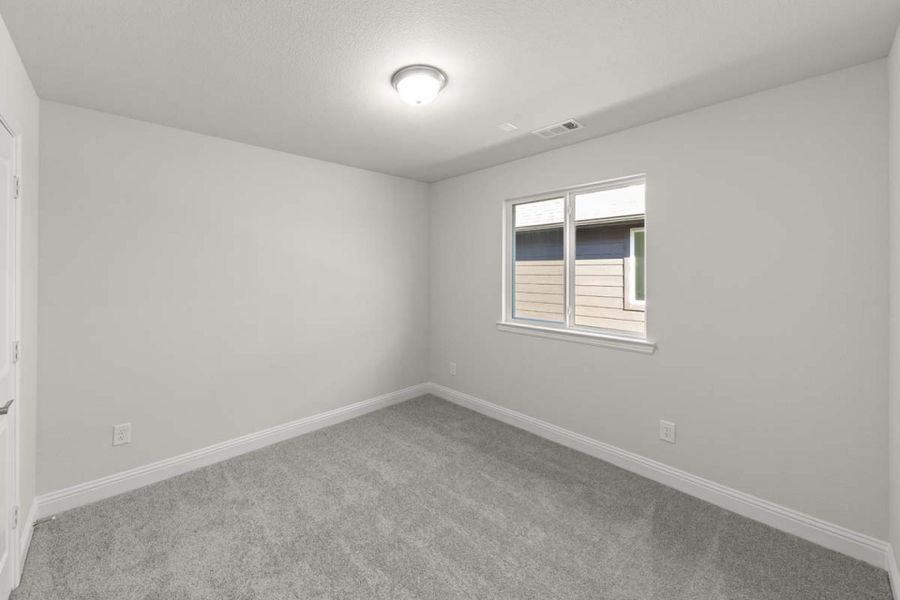 Spacious, unfurnished interior of a new home in Keeneland, Aubrey (Image 16). Spacious, unfurnished interior of a new home in Keeneland, Aubrey (Image 16).