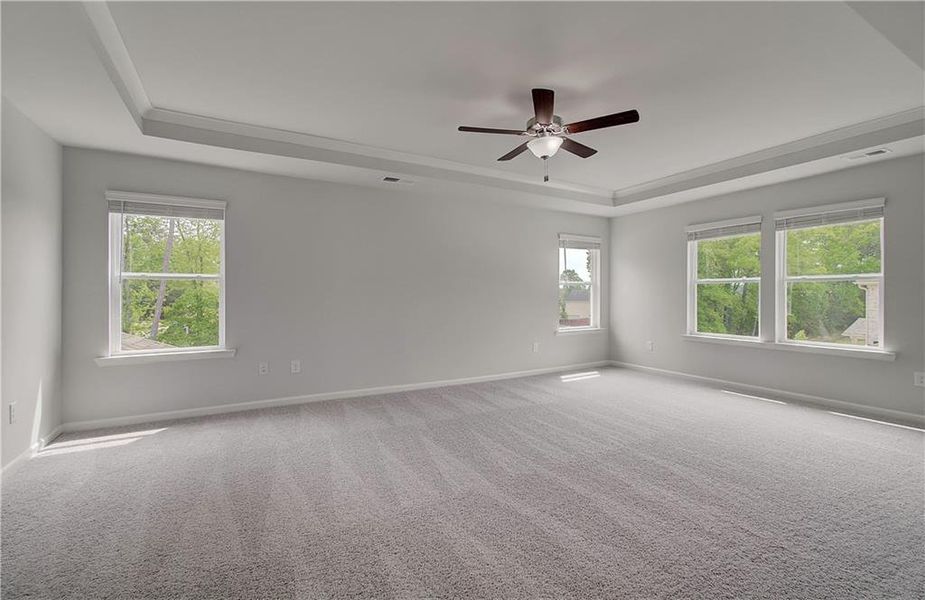 Spacious, unfurnished interior of a new home in Cambria at Traditions, Hampton (Image 28). Spacious, unfurnished interior of a new home in Cambria at Traditions, Hampton (Image 28).