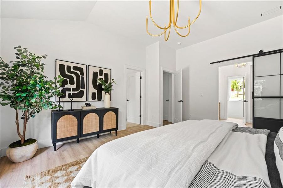 Furnished interior view inside a new home in , Alpharetta (Image 56).