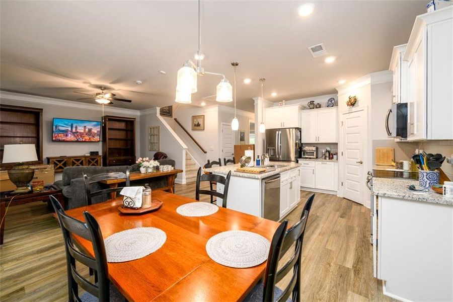 Furnished interior view inside a new home in Holiday Pines, Buford (Image 26).