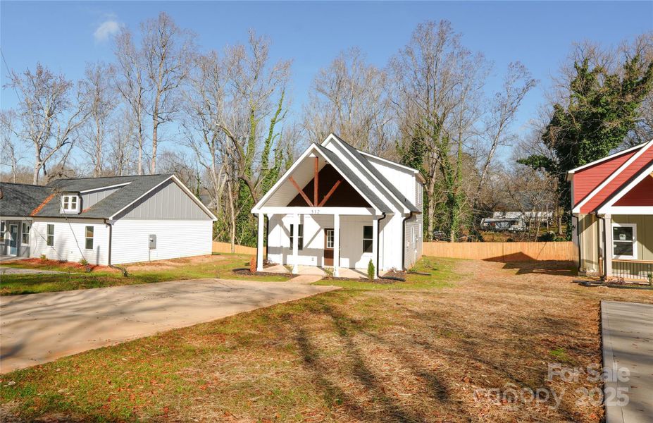 Front exterior of a new home in , Cherryville, NC, highlighting curb appeal (Image 2). Front exterior of a new home in , Cherryville, NC, highlighting curb appeal (Image 2).