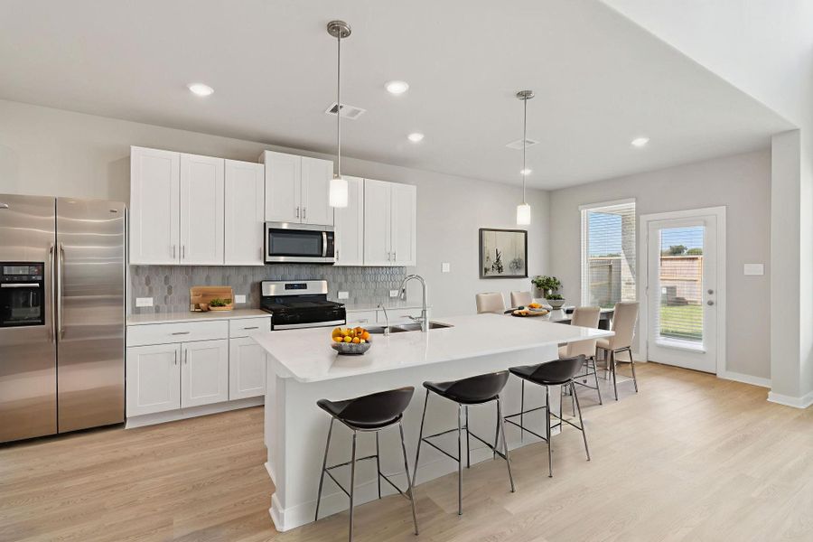 Furnished interior view inside a new home in Kingdom Heights, Rosenberg (Image 7). Furnished interior view inside a new home in Kingdom Heights, Rosenberg (Image 7).