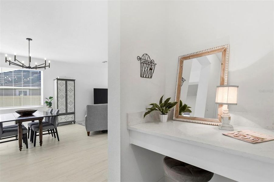 Furnished interior view inside a new home in , San Antonio (Image 36).