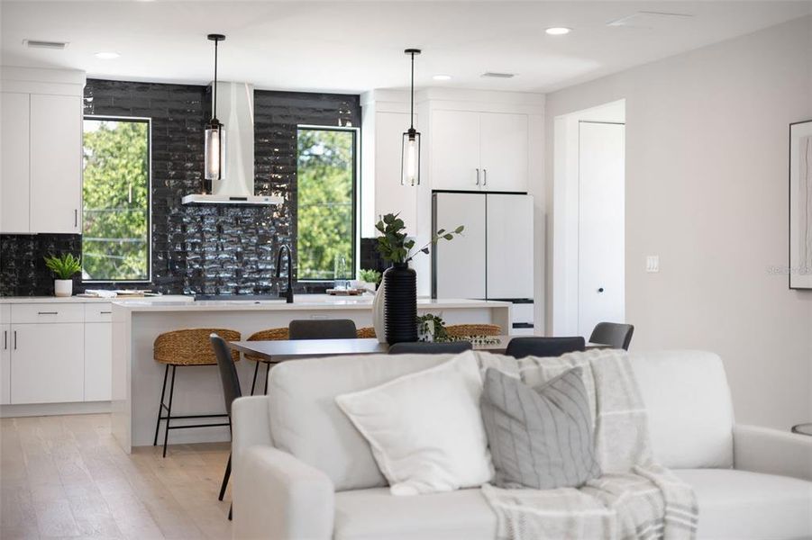 Furnished interior view inside a new home in , St. Petersburg (Image 8).