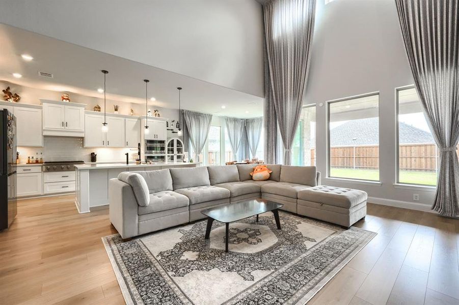 Furnished interior view inside a new home in Cross Creek Meadows, Celina (Image 14).