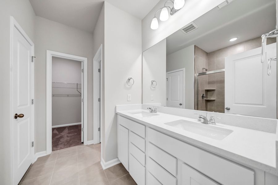 Furnished interior view inside a new home in Monroe Preserve, Chapin (Image 13).