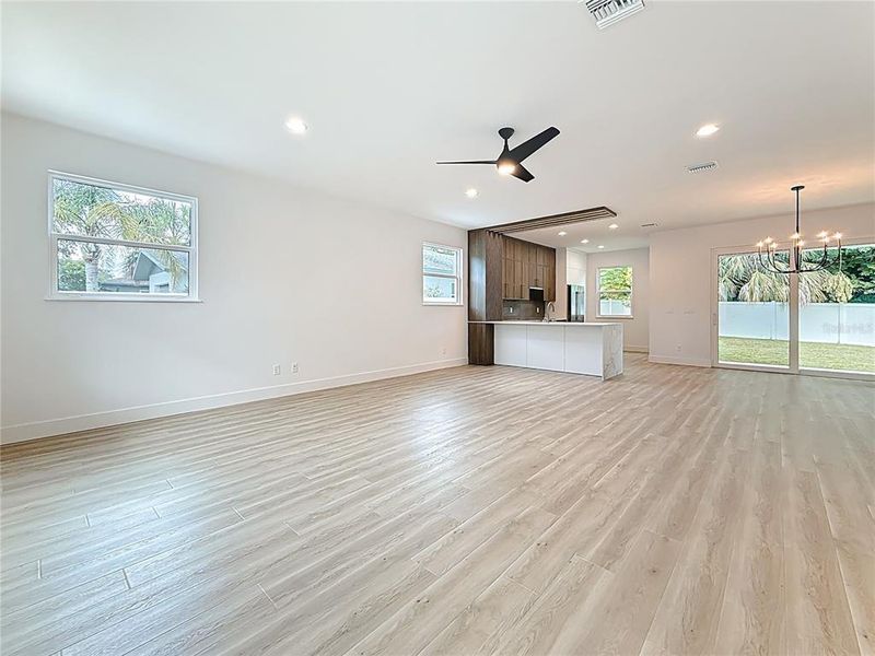 Great Room. View from the front door. Great Room. View from the front door.