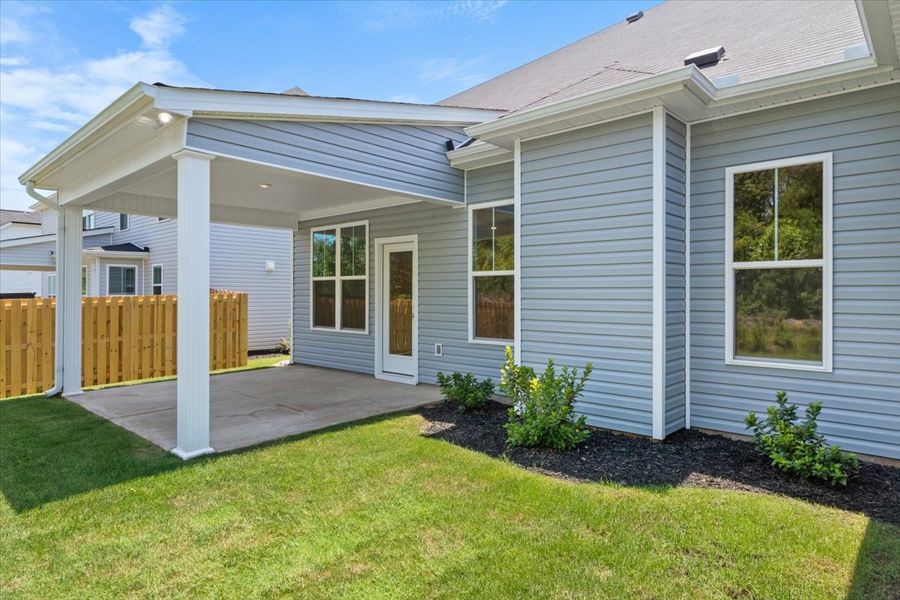 Front exterior of a new home in Windsor, North Augusta, SC, highlighting curb appeal (Image 27).