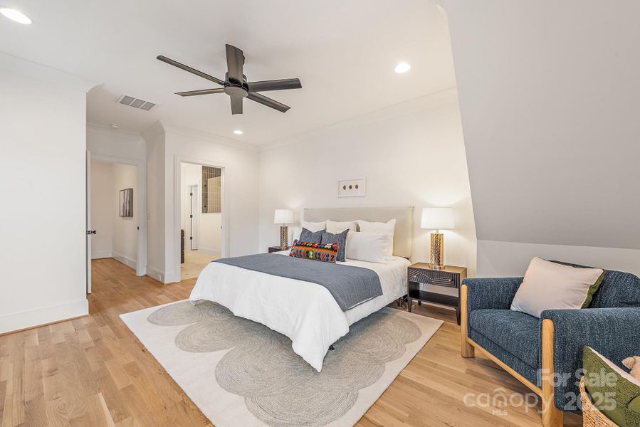 Furnished interior view inside a new home in , Charlotte (Image 25).