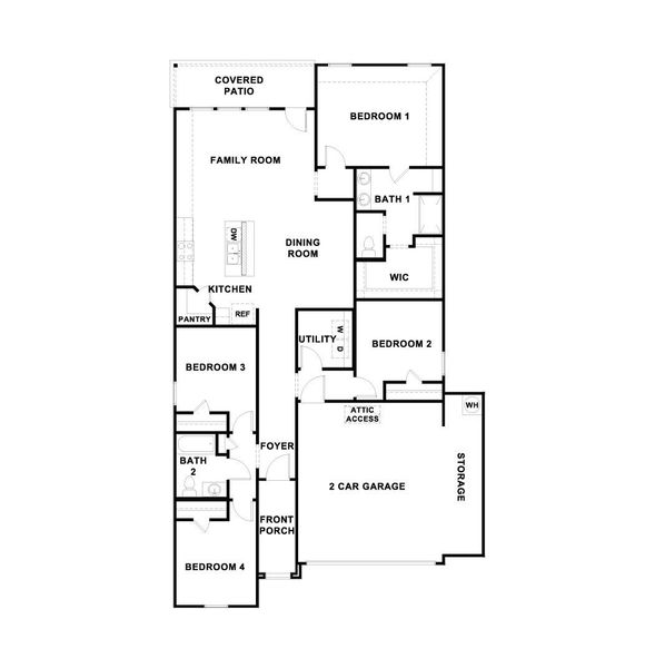 2D floor plan layout of this home in Talavera, Kyle, TX (Image 3). 2D floor plan layout of this home in Talavera, Kyle, TX (Image 3).