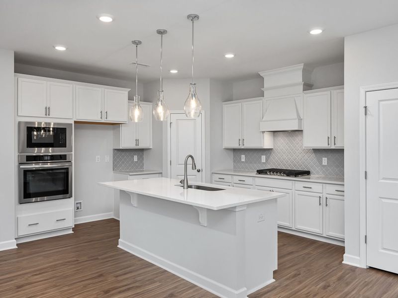 Representative furnished interior of a home built from the The Durham C by Davidson Homes LLC in Lake Park Villas, Wylie (Image 6).