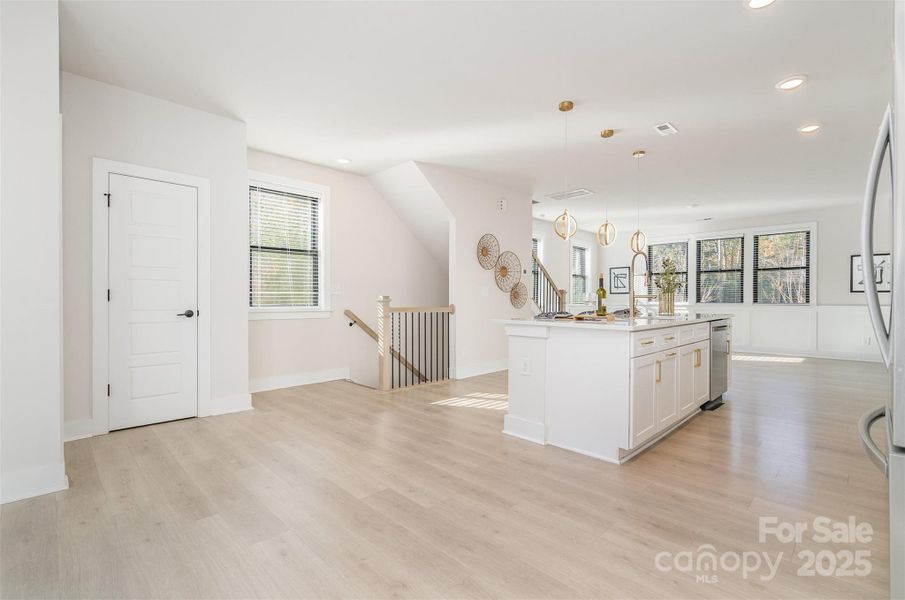 Furnished interior view inside a new home in , Charlotte (Image 10).