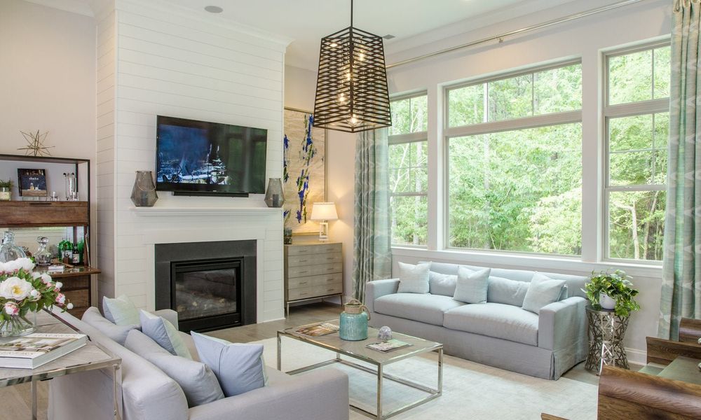 Representative furnished interior of a home built from the Santa Fe Ranch by Classica Homes in Arden Mill, Fort Mill (Image 10).