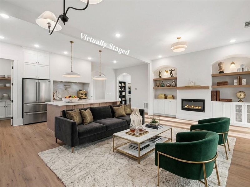 Furnished interior view inside a new home in , Gainesville (Image 48).