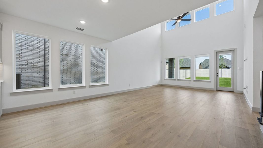 Representative unfurnished interior of a home built from the Orleans II by Normandy Homes in Rainwater Crossing, Celina (Image 24).