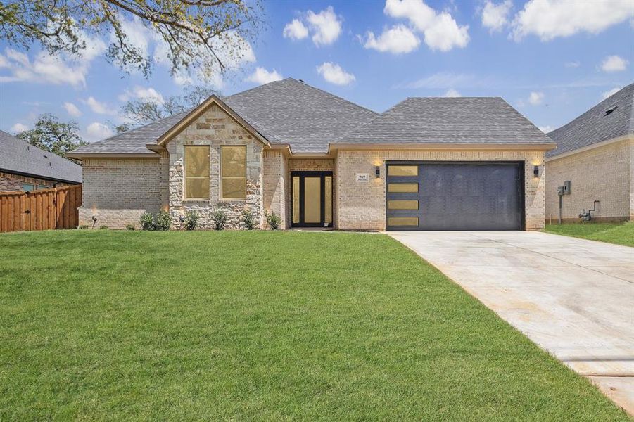 Front exterior of a new home in , Arlington, TX, highlighting curb appeal (Image 2).
