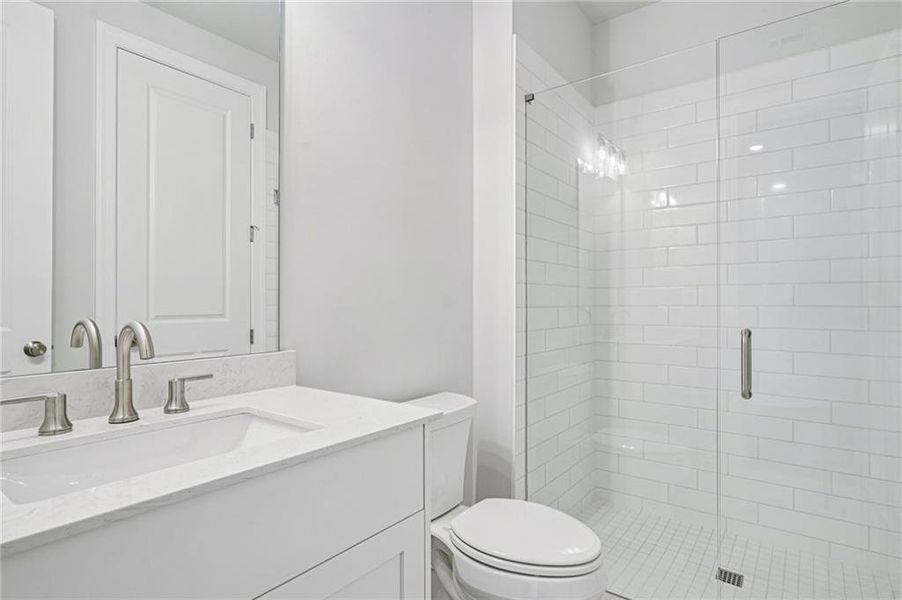 Furnished interior view inside a new home in Promenade at Sawnee Village, Cumming (Image 9).