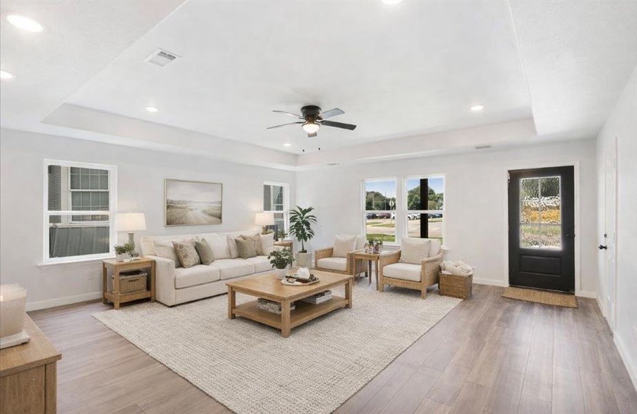 Furnished interior view inside a new home in , Sherman (Image 6).