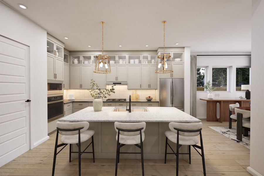 The Bluebonnet - Optional Cooktop Kitchen