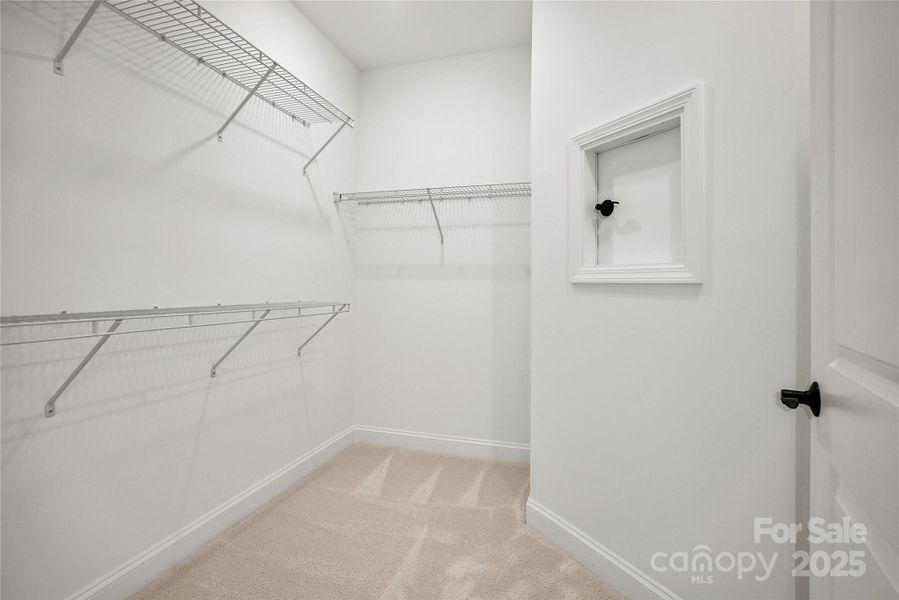 Large primary closet...