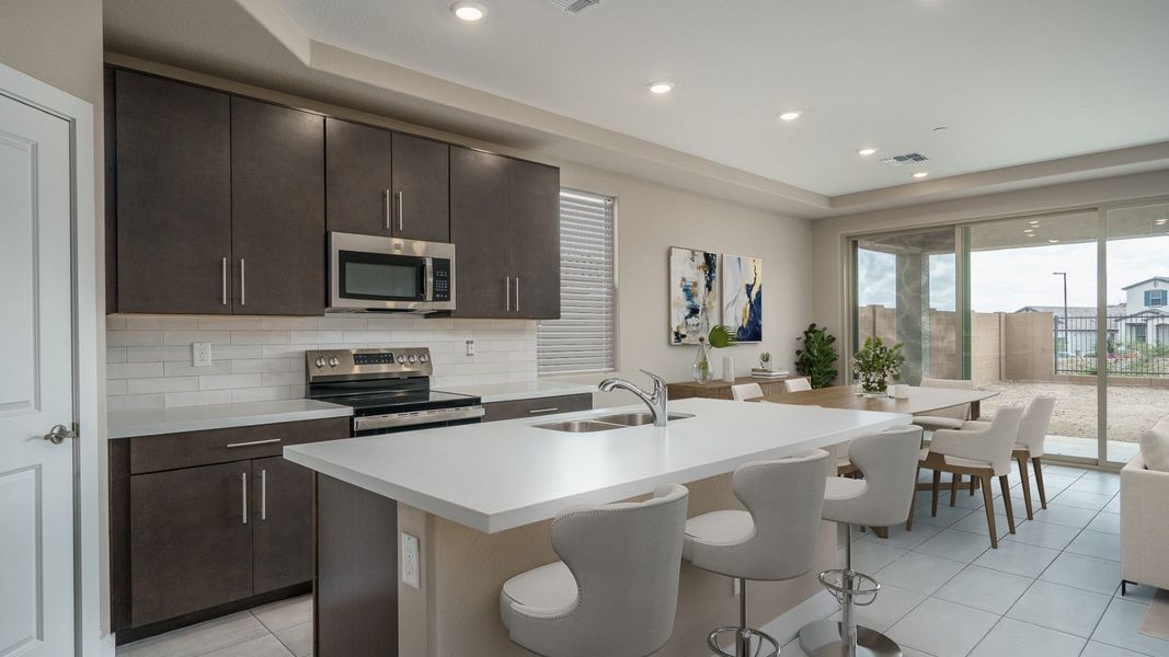 Representative furnished interior of a home built from the Pleasant by William Ryan Homes in The Ridge at Sienna Hills, Buckeye (Image 6).