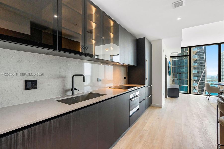 Furnished interior view inside a new home in , Miami (Image 5). Furnished interior view inside a new home in , Miami (Image 5).