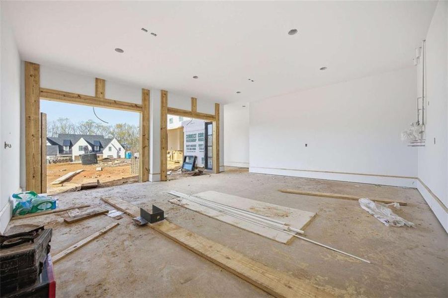 In-progress construction of a new home in , Buford, GA (Image 16).