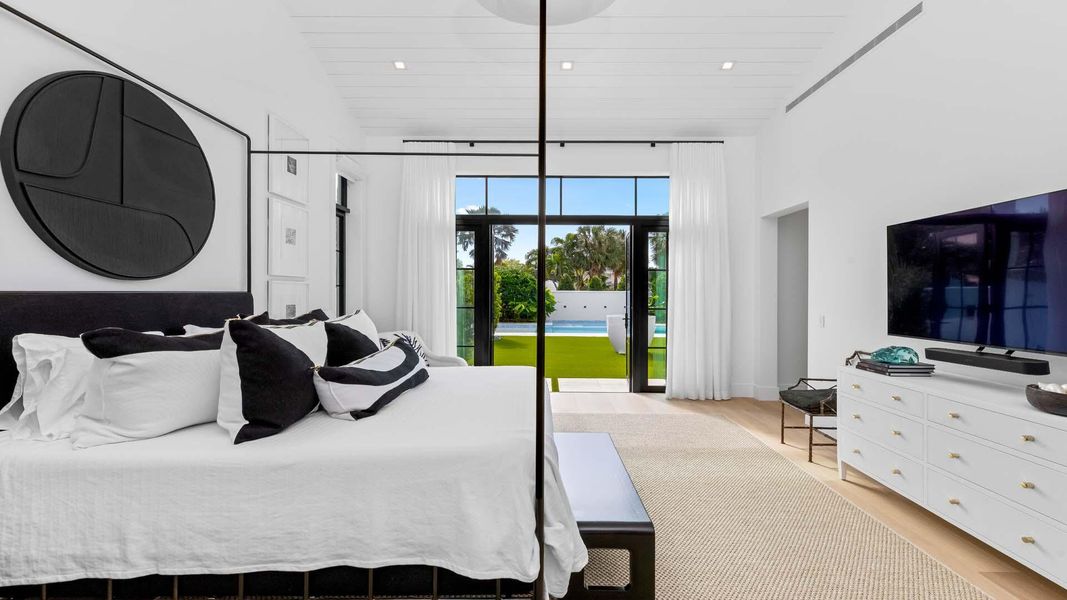 Furnished interior view inside a new home in , Delray Beach (Image 10).