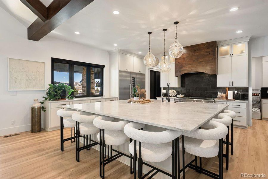 Furnished interior view inside a new home in , Colorado Springs (Image 9).