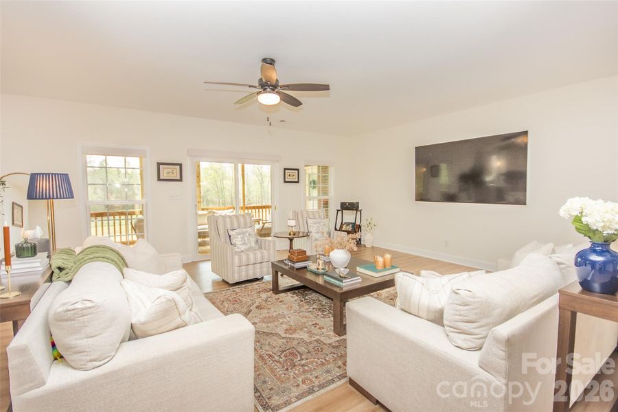 Furnished interior view inside a new home in , Statesville (Image 28).