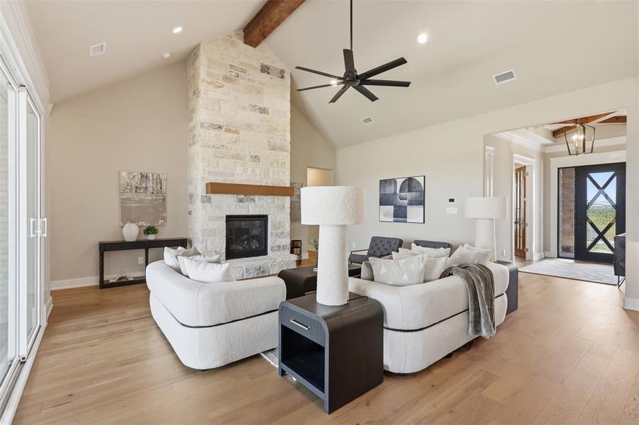 Furnished interior view inside a new home in , Granbury (Image 15).
