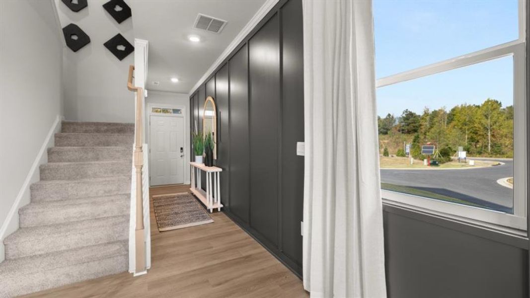 Furnished interior view inside a new home in Oconee Overlook Townhomes, Gainesville (Image 17).