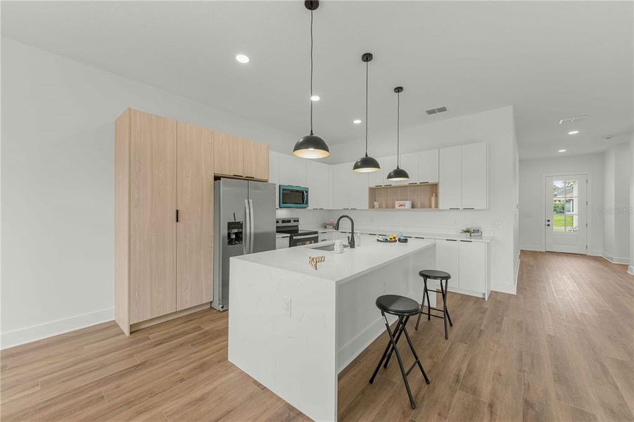 Furnished interior view inside a new home in , Beverly Hills (Image 8).