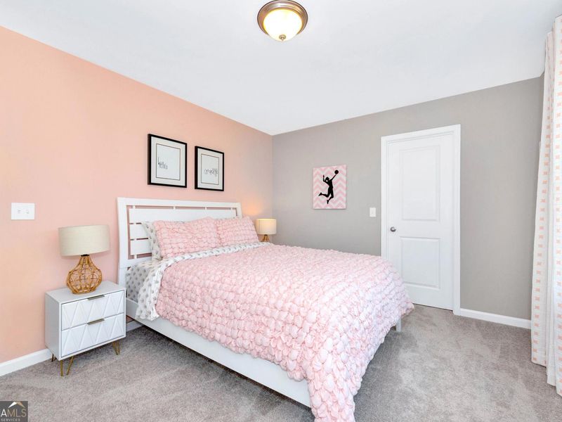 Furnished interior view inside a new home in Ivy Glen, Perry (Image 12). Furnished interior view inside a new home in Ivy Glen, Perry (Image 12).