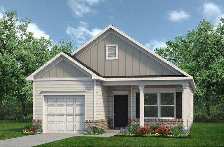 Front exterior of a new home in Southbend, Rome, GA, highlighting curb appeal (Image 1). Front exterior of a new home in Southbend, Rome, GA, highlighting curb appeal (Image 1).